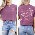 You Are So Loved, Pink Ribbon, Coquette, Girly, Christian, Jesus, Gospel, Faith, Saved Tshirt Comfort Colors T-Shirt