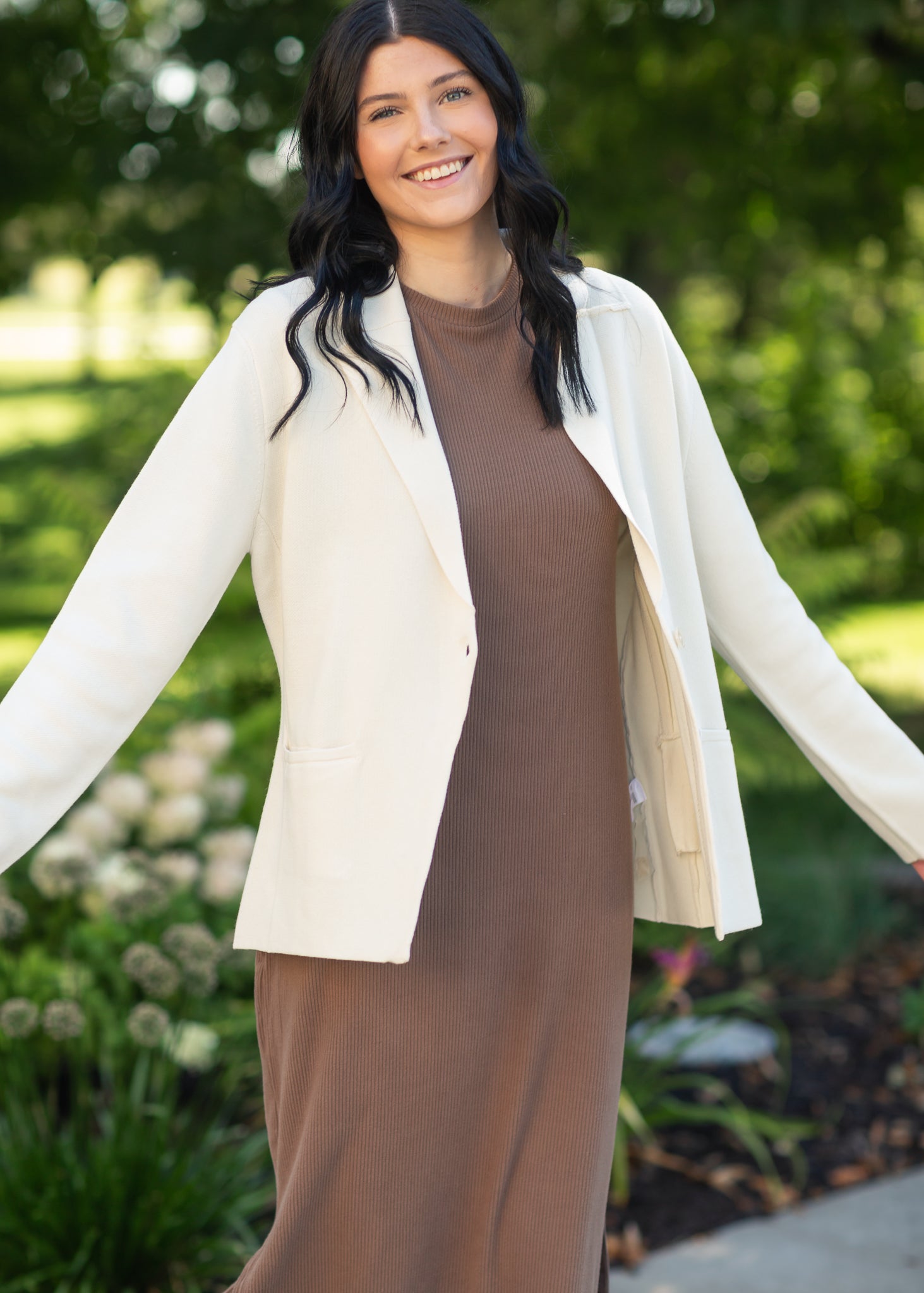 Baylor Soft Ribbed T-Shirt Dress
