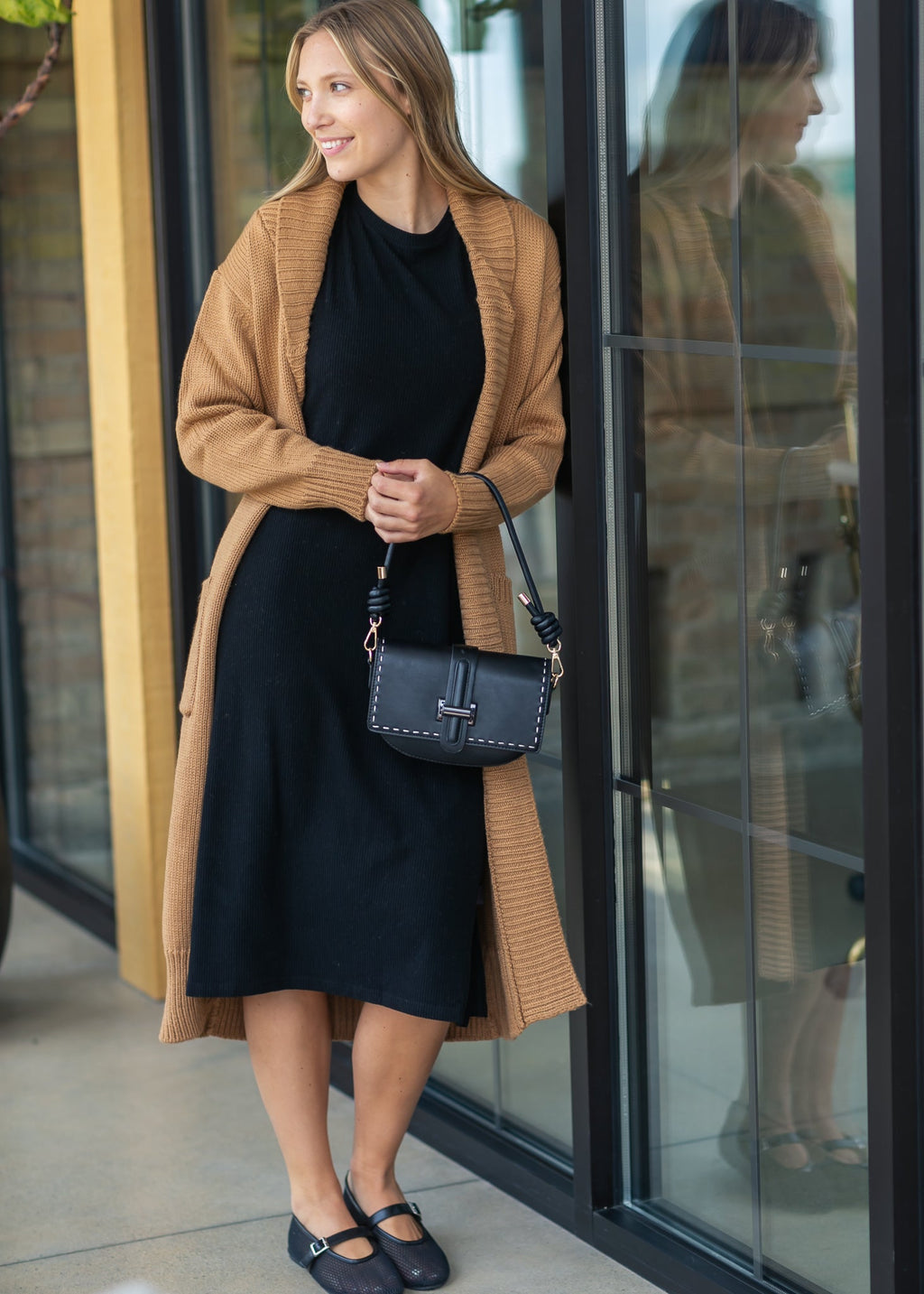 Baylor Soft Ribbed T-Shirt Dress